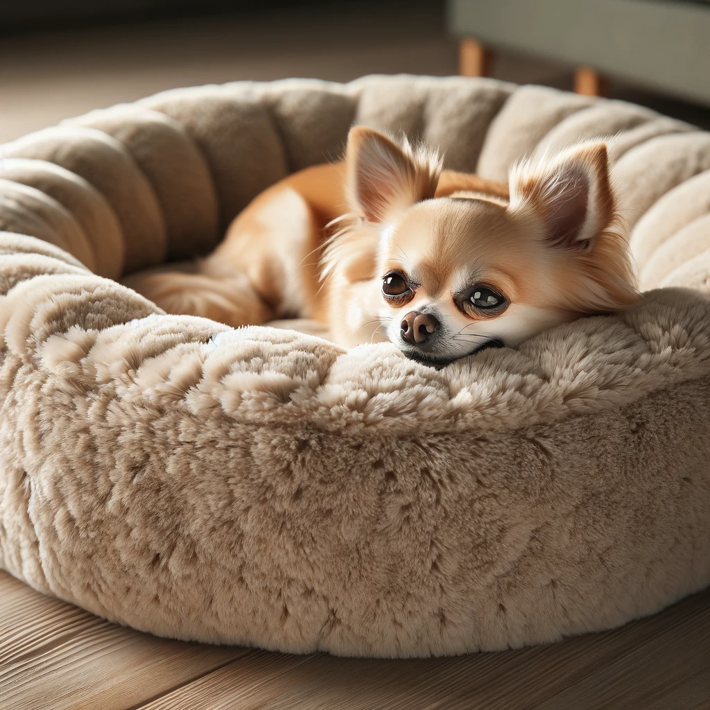 chihuahua cama para perro pequeño mini toy relajante antiestres.webp