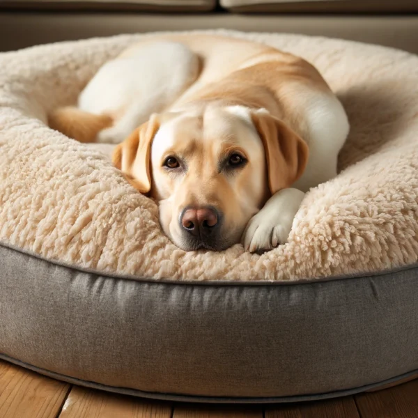 cama para perros grandes antiestres